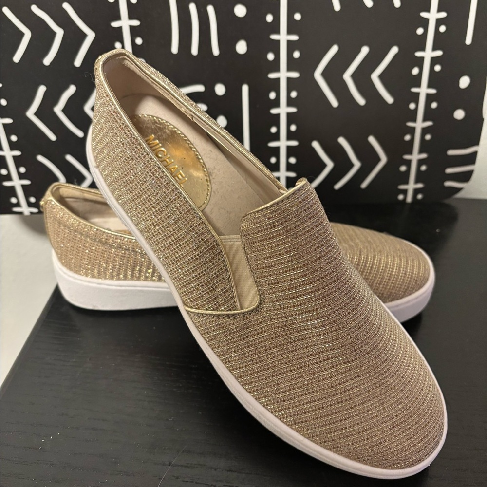 Gold Michael Kord shoes
